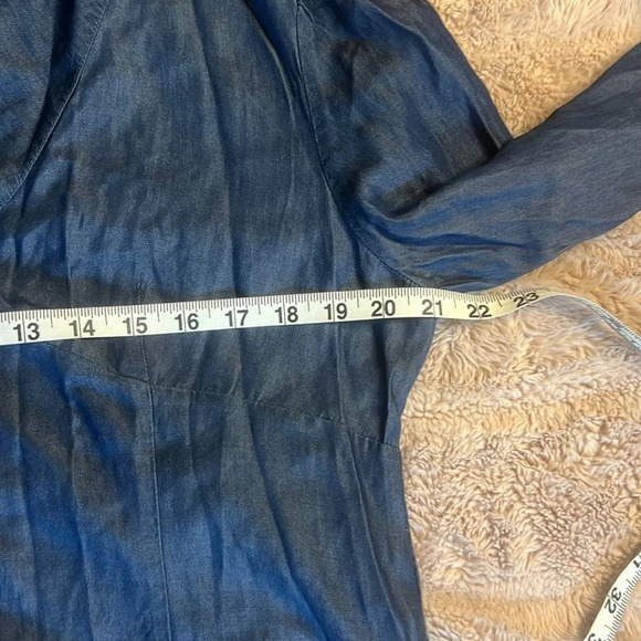 NWT 100% Tencel denim style long shirt - Picture 11 of 11